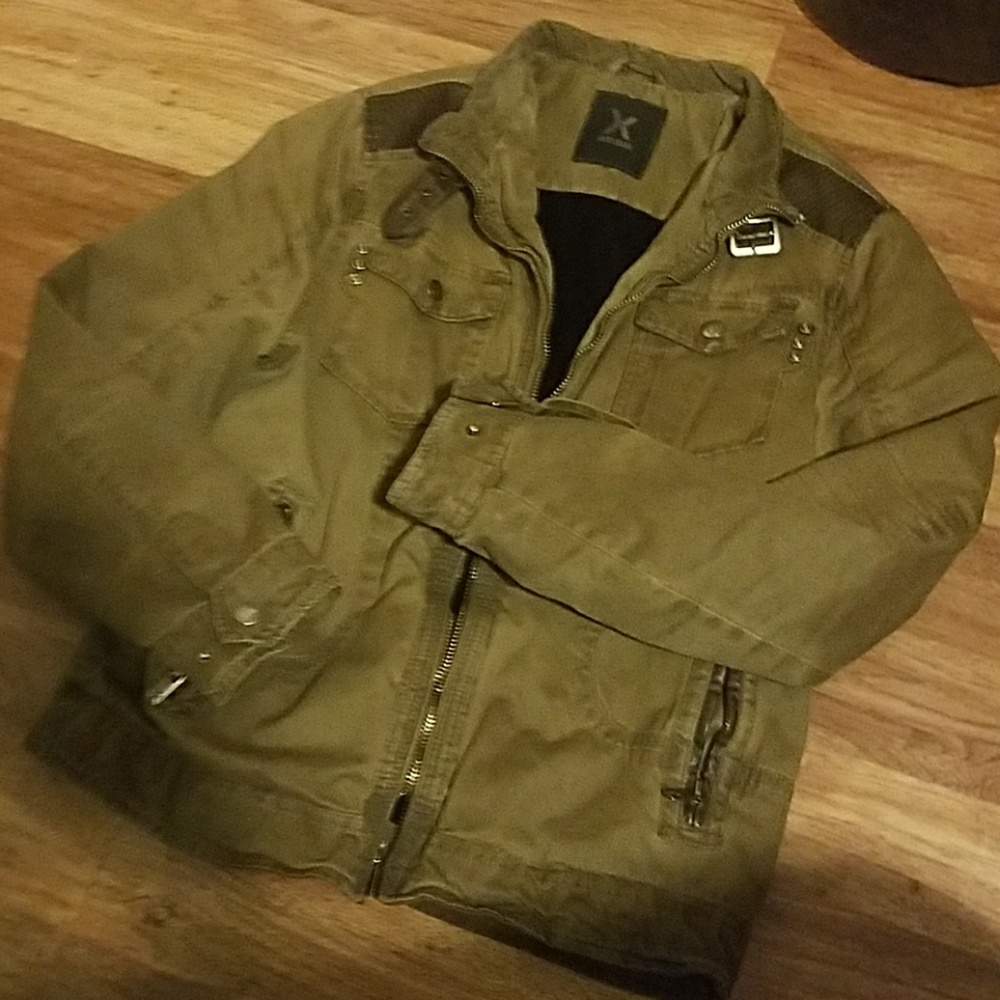 X-Ray Brown Jeans Moto Riding Jacket